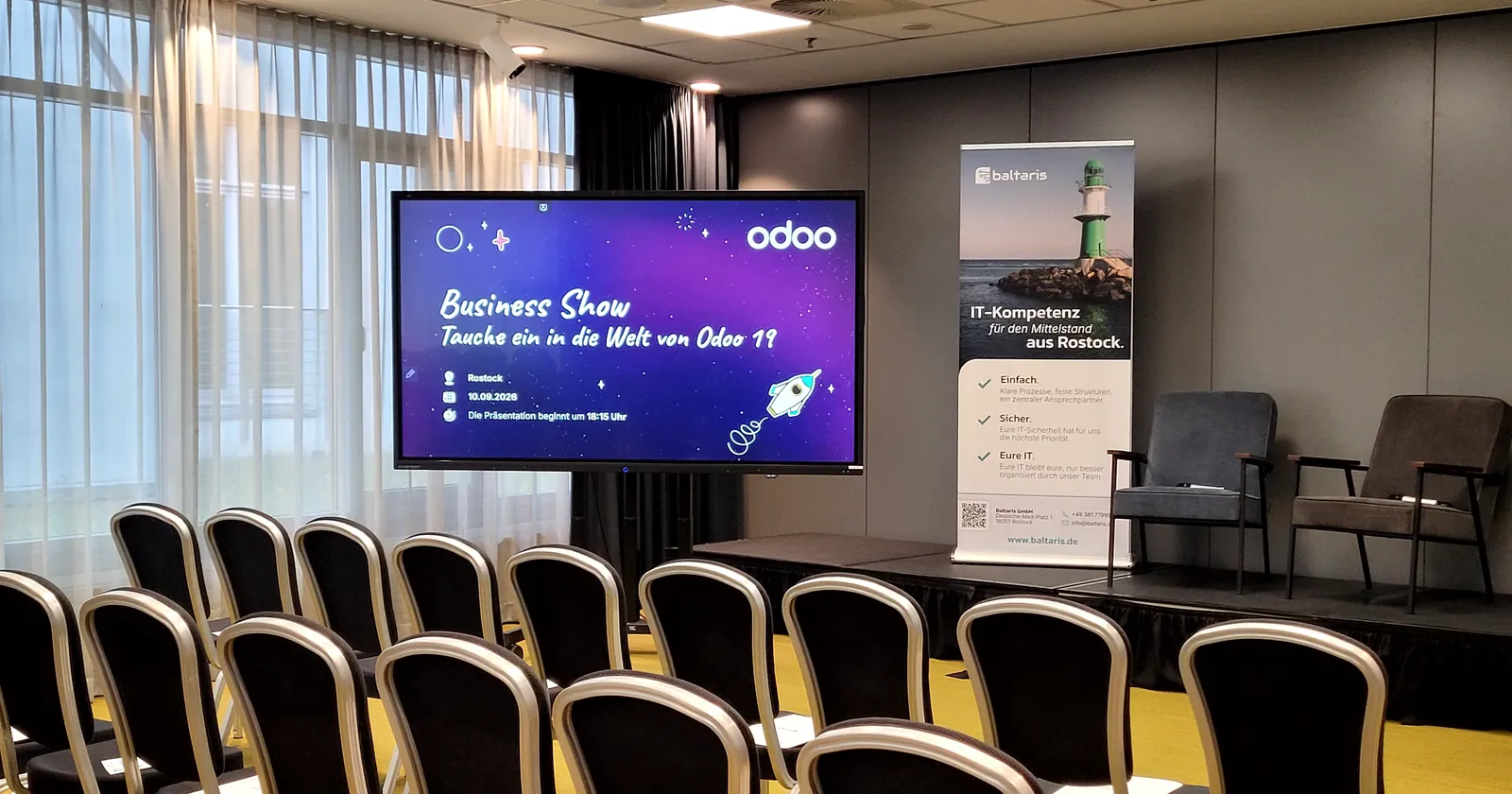 Odoo Business Show Rostock 2026: Drei Fragen, die am Stand immer wieder kamen